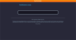 Desktop Screenshot of hwhinter.com